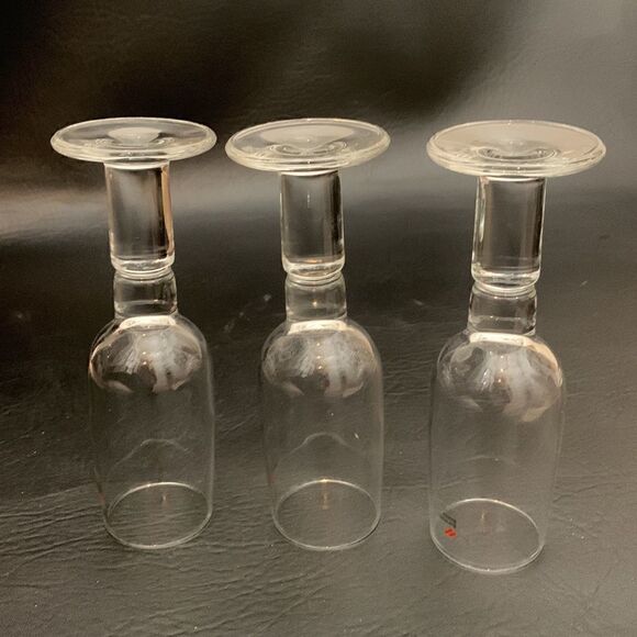 Bormioli Rocco Cognac Brandy Cordial Bar Glasses 4 Ounces Each Set 3 Included - Picture 5 of 6